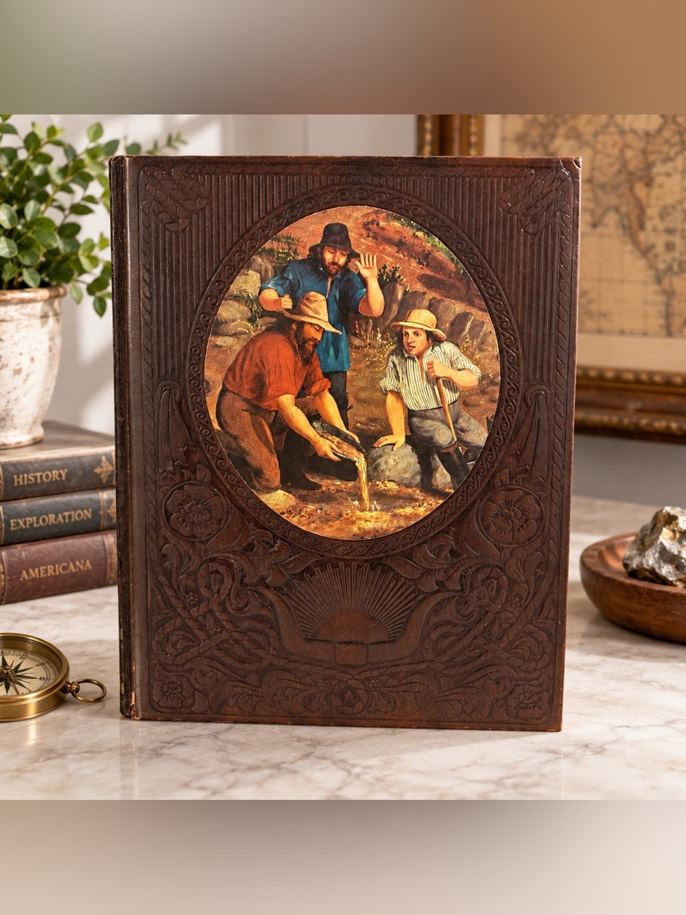 1976 The Old West The Forty-Niners Time Life 3rd Printing Gold Rush Book